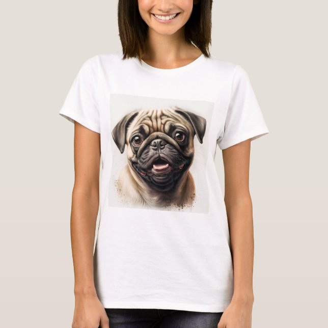 Camiseta Camiseta-camiseta-mãe-cão-amante-cão-camisa-bosta (Frente)
