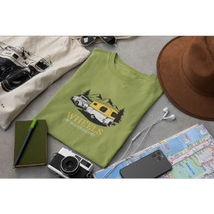 Camiseta "Camiseta Camper Vintage 'Rodas & Saudades'