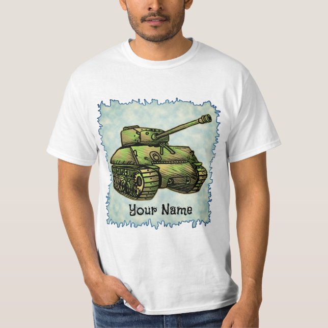 Camiseta Camiseta-cisterna militar (Frente)