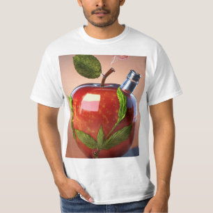 Camiseta "Camiseta com Tatuagem de Asa Futurista – Arte de