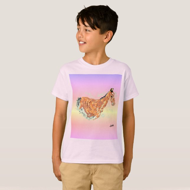 Camiseta Camiseta: Corrida no Céu (Frente Completa)
