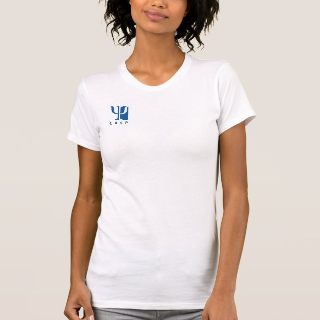 Camiseta Camiseta da Convenção CASP 2022, de uso f (Frente)