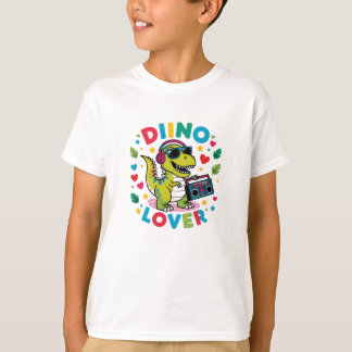 Camiseta "Camiseta de Amante de Dinossauros – Dino de Desen