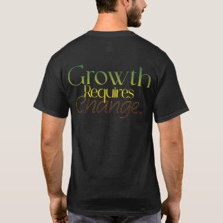 Camiseta "Camiseta de Citação Motivacional – Crescimento Re