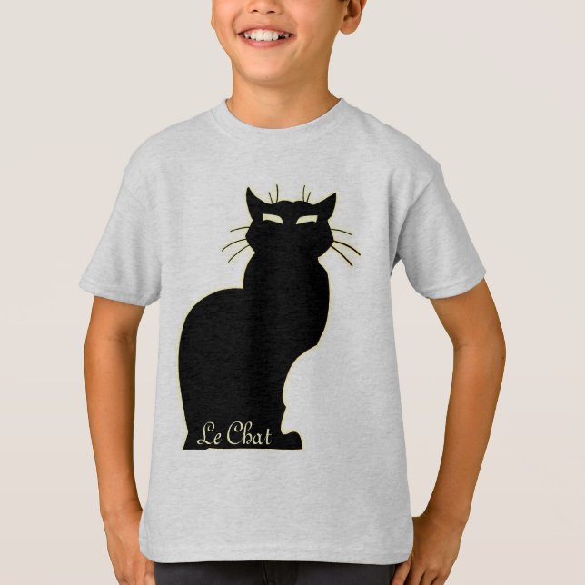 Camiseta Camiseta-de-gato-do-capuz-do-gato (Frente)