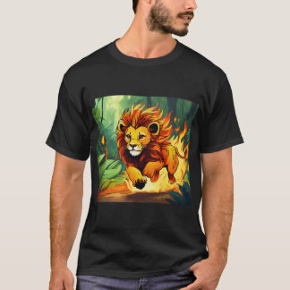 Camiseta "Camiseta de Leão de Fiery - Libere Sua Força Inte