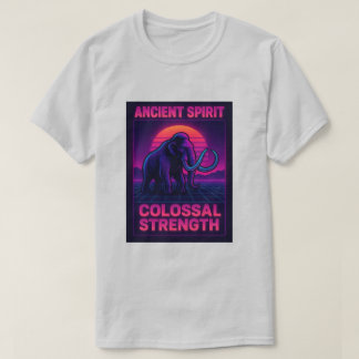 Camiseta "Camiseta de Mamute Synthwave | Ancient Spirit Col