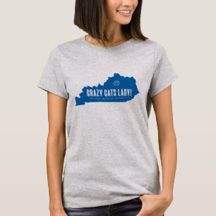 Camiseta Camiseta-de-senhora dos gatos loucos