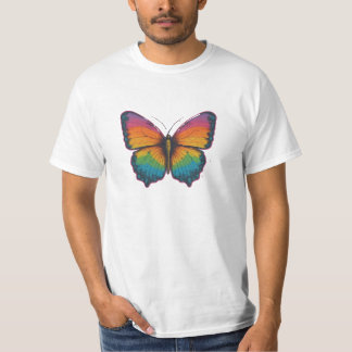 Camiseta Camiseta-design de borboleta atraente para homens