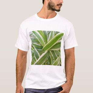 Camiseta Camiseta-Design de Folha Clássica Masculina
