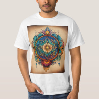 Camiseta Camiseta-Design de-tatuagem de linhagem americana 