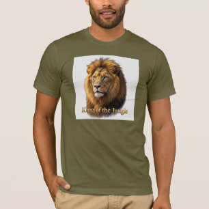 Camiseta "Camiseta do Leão Rei da Selva"