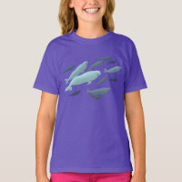 Camiseta-doce de-baleia Beluga