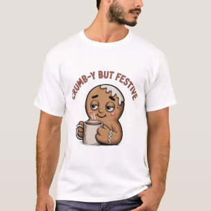 Camiseta Camiseta engraçada de biscoito de Natal