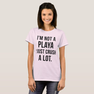 Camiseta Camiseta, eu não sou um jogador