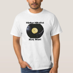 Camiseta Camiseta: Faça Música! Não Guerra!