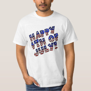Camiseta Camiseta/Feliz 4 de julho