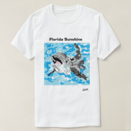 Camiseta Camiseta: Golfinho a Brincar