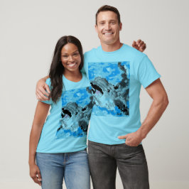 Camiseta Camiseta: Golfinho em jogo