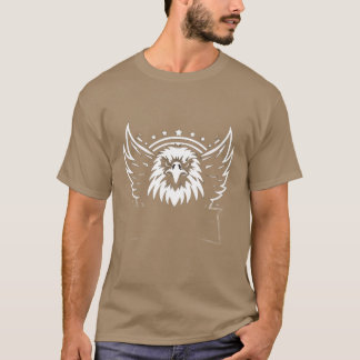 Camiseta "Camiseta Gráfica Águia Majestosa"