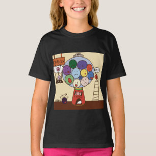 Camiseta “Camiseta Gráfica Infantil com Balão Colorido