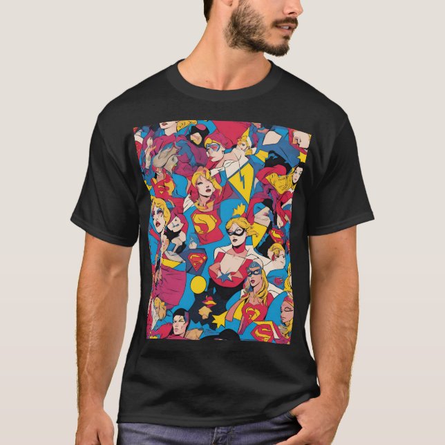 Camiseta Camiseta-Herói Mais Forte - Camiseta-Homem Forte (Frente)