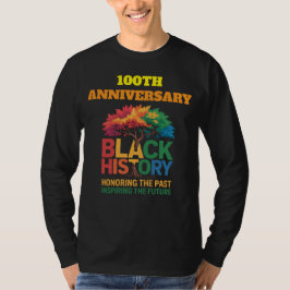 Camiseta Camiseta-História Negra 100 anos