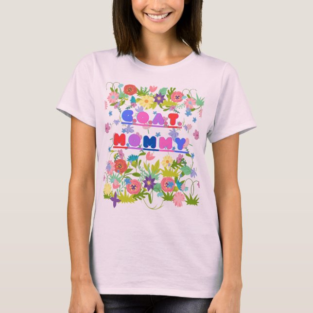 Camiseta Camiseta-Mamãe maior de todas as mulheres (Frente)