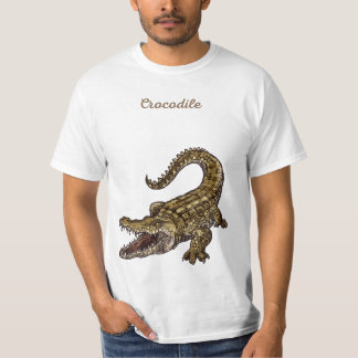 Camiseta Camiseta-masculina de crocodilo