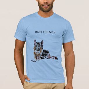 Camiseta Camiseta: Melhor German shepherd de Amigos