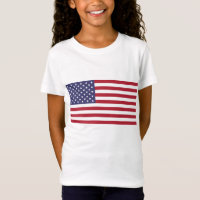 Camiseta-menina azul-vermelha-azul-vermelha-patrió