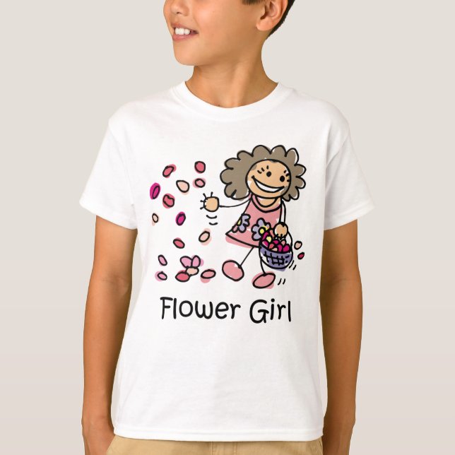 Camiseta Camiseta-menina-flor (Frente)