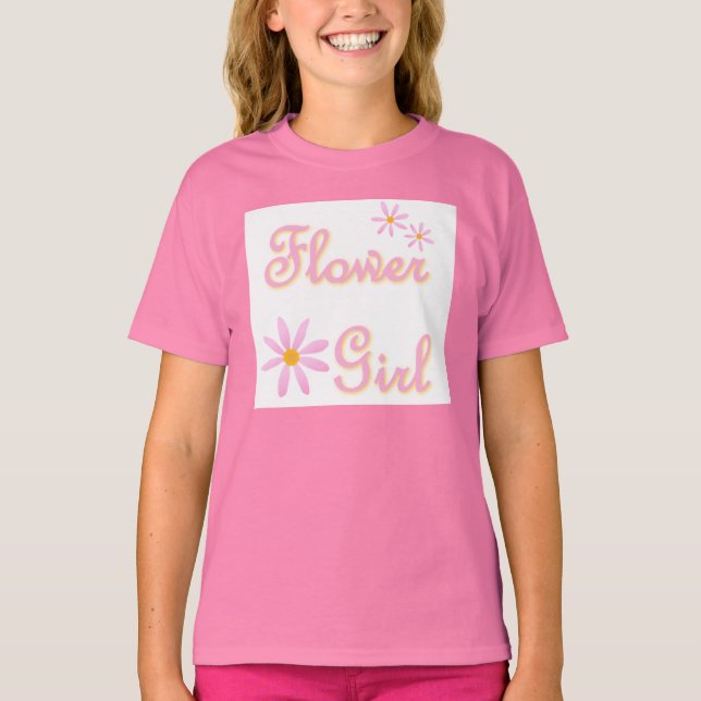 Camiseta Camiseta-menina-flor (Frente)