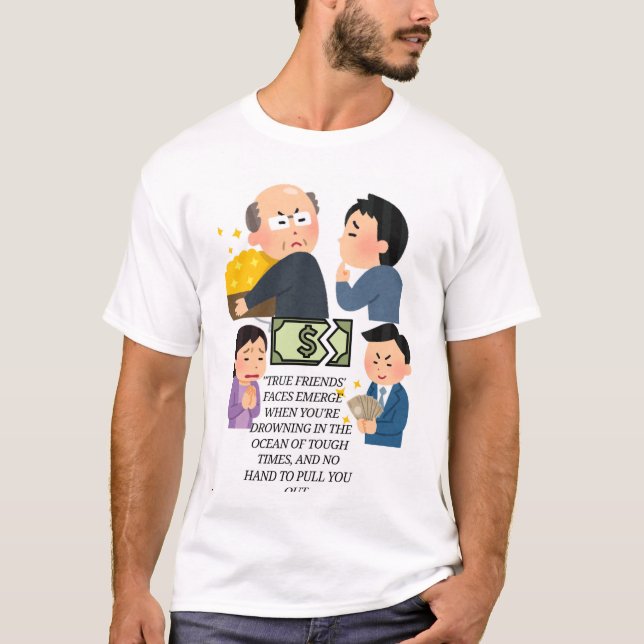 Camiseta Camiseta, momento difícil, (Frente)
