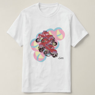 Camiseta Camiseta: Monstros Caminhões na Corrida