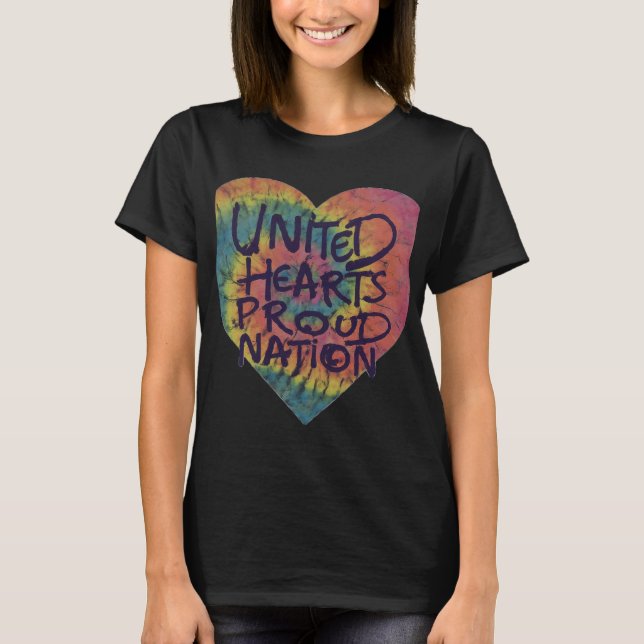 Camiseta Camiseta, nação orgulhosa dos Estados Unidos (Frente)