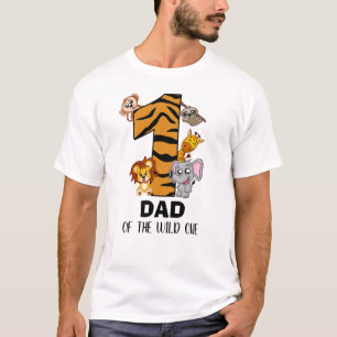Camiseta Camiseta-Pai Safari Animal Selvagem Selvagem Selva