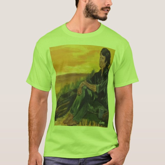 Camiseta Camiseta: Profundo em Pensamento. (Frente)