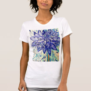 Camiseta Camiseta-rara-azul-dalhia