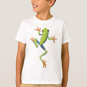 Camiseta Camiseta-Sapo de Árvore do Amphibian Verde