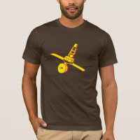 camiseta-satélite para exploração espacial-design