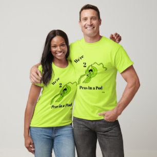 Camiseta Camiseta: Somos 2 Ervilhas num Vagem .