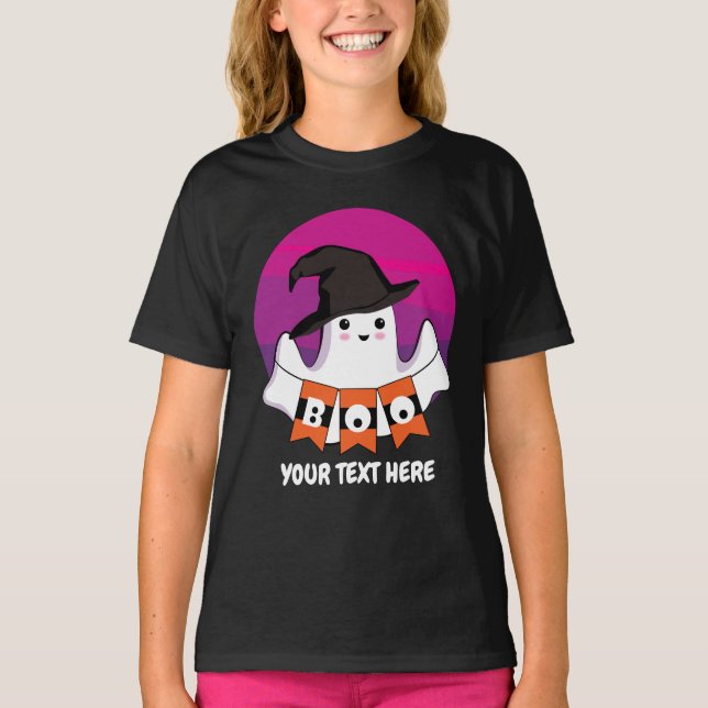 Camiseta Camiseta-T-Boo Fantasma (Frente)