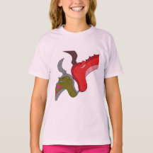 Camiseta-T da Mamãe rosa e Dragão-Bebê
