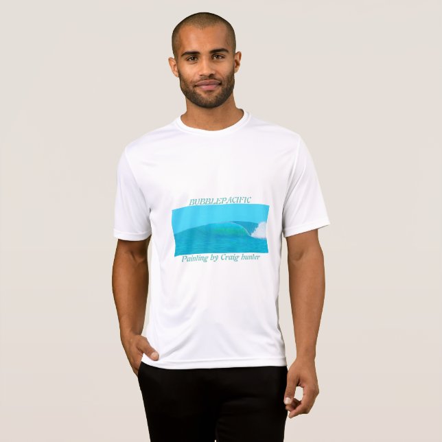 Camiseta Camiseta-T de chá flutuante (Frente Completa)