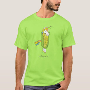Camiseta Camiseta-T de Homens da Unicórnio Engraçado