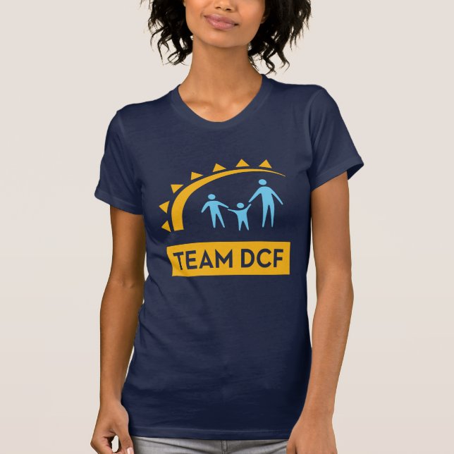 Camiseta Camiseta-T de mulher DCF da equipe (Frente)
