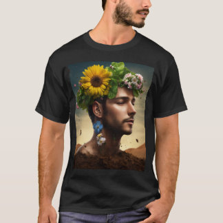 Camiseta Camiseta-T de na moda e Confortáveis Masculinos - 
