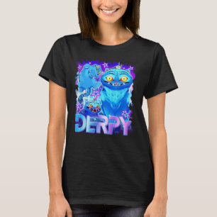 Camiseta Camiseta-T de Tigre Azul-Anime - Anim Vintage Derp