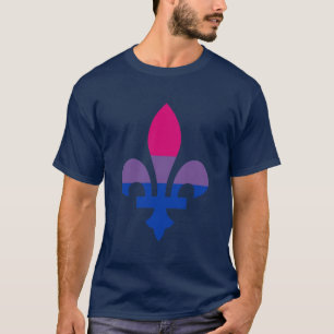 Camiseta Camiseta-T do Orgulho da Bissexualidade